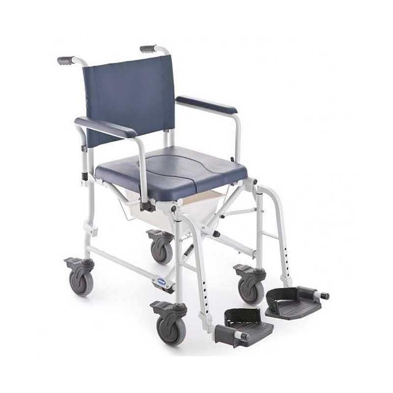Silla de ducha e inodora Lima con ruedas pequeñas. H263. INVACARE Silla de ducha e inodora Lima con ruedas pequeñas. H263. INVACARE