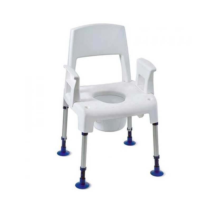 Silla de ducha completa con reposabrazos y respaldo. Aquatec Pico. INVACARE Silla de ducha completa con reposabrazos y respaldo. Aquatec Pico. INVACARE