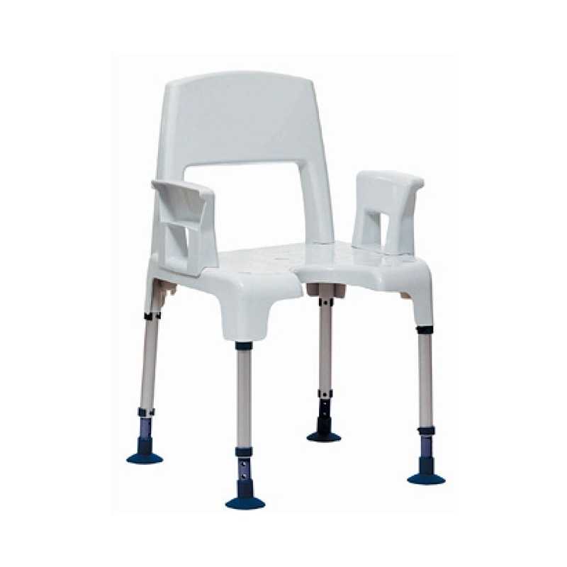 Silla de ducha completa con reposabrazos y respaldo. Aquatec Pico. INVACARE Silla de ducha completa con reposabrazos y respaldo. Aquatec Pico. INVACARE