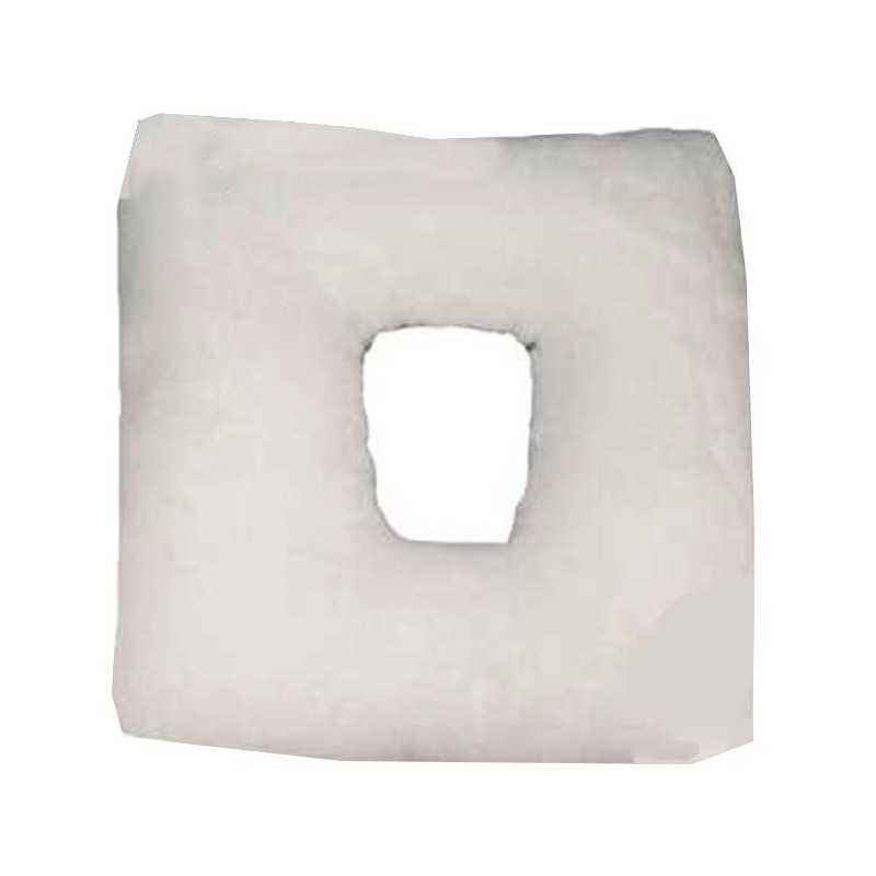 Cojín antiescaras de suapel Sanitized cuadrado con agujero en blanco. UBIO Cojín antiescaras de suapel Sanitized cuadrado con agujero en blanco. UBIO
