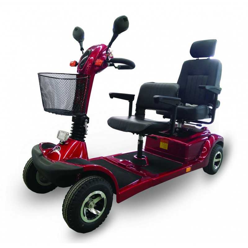 HAG Nico 4029 scooter biplaza de movilidad en rojo HAG Nico 4029 scooter biplaza de movilidad en rojo