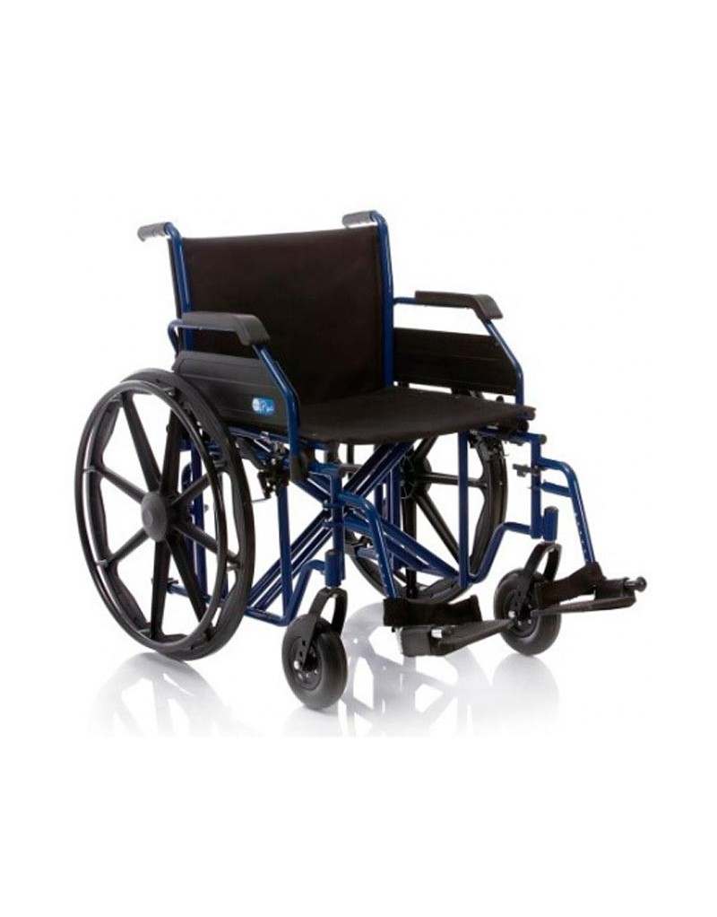 COSMOMEDICA ORT10406 - XL Silla de ruedas en acero plegable para gente de peso COSMOMEDICA ORT10406 - XL Silla de ruedas en acero plegable para gente de peso