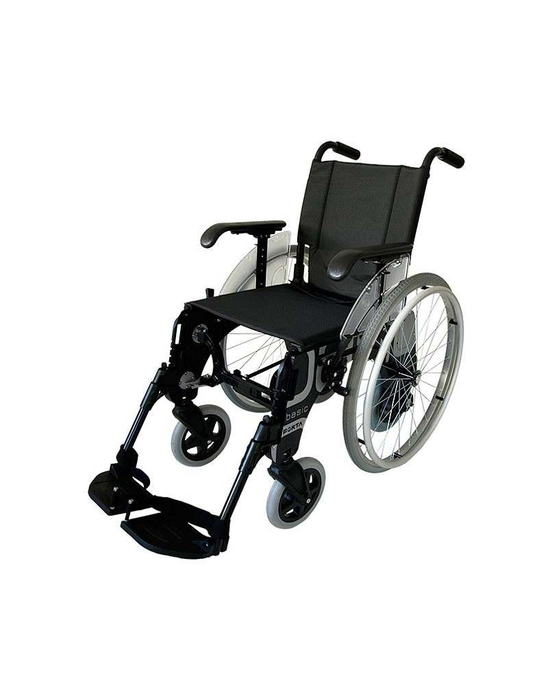 FORTA Basic Dúo silla de ruedas en aluminio. Ruedas traseras intercambiables FORTA Basic Dúo silla de ruedas en aluminio. Ruedas traseras intercambiables