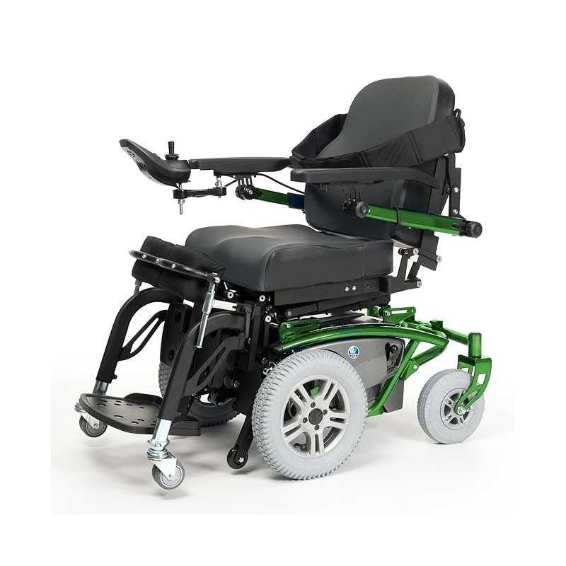 VERMEIREN Timix SU bipedestación silla de ruedas eléctrica en verde VERMEIREN Timix SU bipedestación silla de ruedas eléctrica en verde