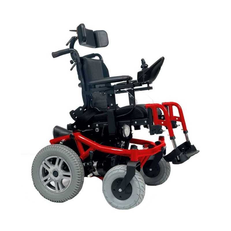 VERMEIREN Forest Kids silla de ruedas eléctrica en rojo VERMEIREN Forest Kids silla de ruedas eléctrica en rojo