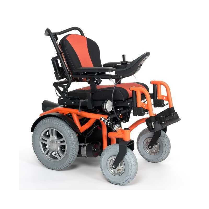 VERMEIREN Springer silla de ruedas eléctrica en naranja VERMEIREN Springer silla de ruedas eléctrica en naranja