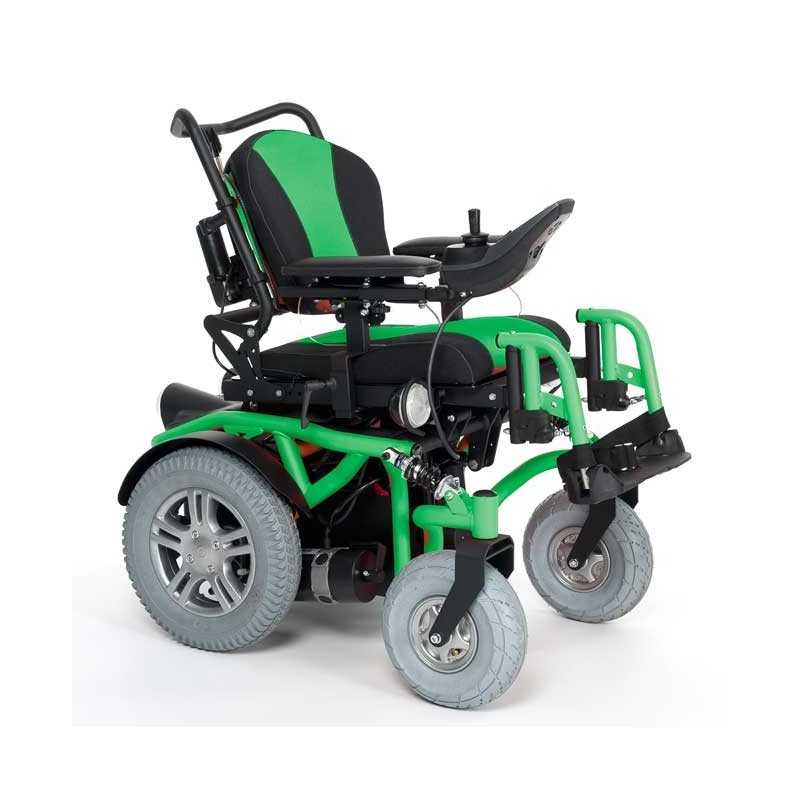 VERMEIREN Springer silla de ruedas eléctrica en verde VERMEIREN Springer silla de ruedas eléctrica en verde