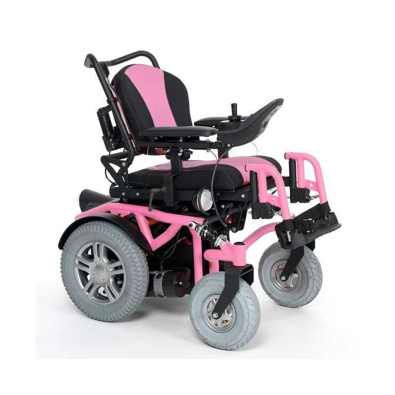VERMEIREN Springer silla de ruedas eléctrica en rosa VERMEIREN Springer silla de ruedas eléctrica en rosa